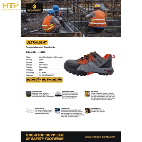 Giày Bảo Hộ Sigmapro L-5106
