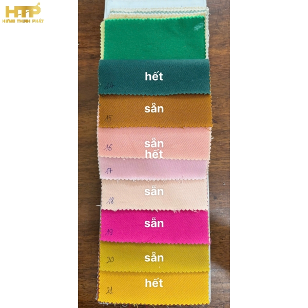 Vải Kaki Cotton 100%