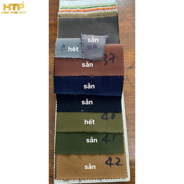 Vải Kaki Cotton 100%