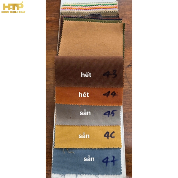 Vải Kaki Cotton 100%